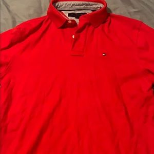 Tommy Hilifiger red polo